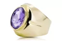 Ring Alexandrite 14K Yellow gold Vintage vrc296y